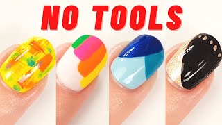 10 easy nail art designs without tools [upl. by Whitcher728]