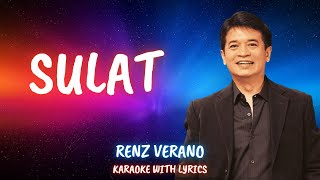 SULAT  RENZ VERANO KARAOKE [upl. by Gabriele]