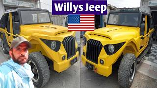 Willys Jeep 1964 Model  Modified  Car k ShahCar [upl. by Nagar512]