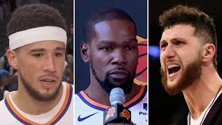 Phoenix Suns Players REACT to Losing By One Point After Steph Curry Scored 07 Seconds Before End [upl. by Nnaacissej329]