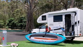 Van life  Best inflatable kayak for motorhome Itiwit X100 3 person [upl. by Irena977]