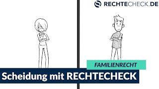 Scheidung mit RECHTECHECK [upl. by Ahsinat]