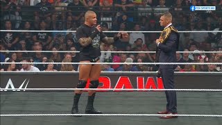 Randy Orton reta a Gunther a una lucha por el Titulo Pesado de WWE  WWE Raw 05082024 En Español [upl. by Ergener]