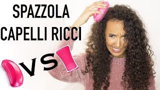 SPAZZOLE CAPELLI RICCI  Tangle Teezer ORIGINAL VS AQUA [upl. by Keating]