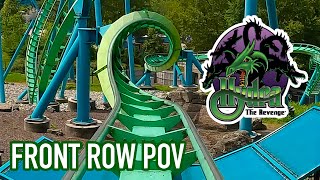 Hydra The Revenge Front Row POV Dorney Park BampM Floorless Coaster [upl. by Valentin250]