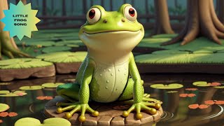 Ribbit ribbit hear the fun Little Frog Song for Kids [upl. by Riada290]