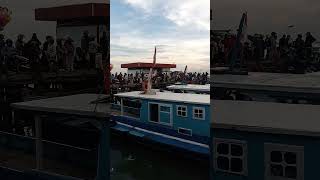 suasana libur lebaran Pelabuhan Penyebrangan balikpapanPenajam viralvideo viral viralshorts [upl. by Arihsay795]