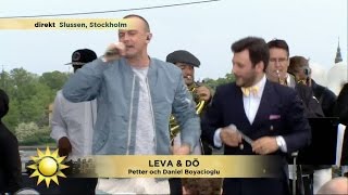 Premiär för Petter och Daniel Boyaciouglus quotLeva och döquot  Nyhetsmorgon TV4 [upl. by Daye]