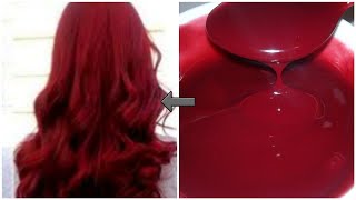 ❤🙇‍♀TIÑE TU CABELLO DE COLOR ROJO con un tinte casero natural y fácil de hacer [upl. by Rotciv]