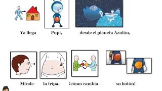 Cancion con pictogramas  Ya llega PUPI [upl. by Ahsined]