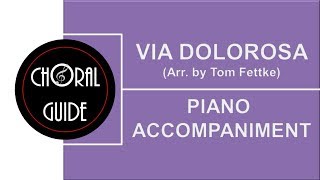 Via Dolorosa  PIANO ACCOMPANIMENT [upl. by Eltsirc301]