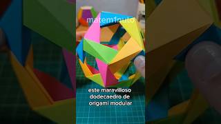 DODECAEDRO ORIGAMI [upl. by Aizitel961]