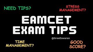 Top Tips to ace the EAMCET Exam [upl. by Perusse822]