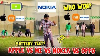 Apple vs Mi vs Nokia vs Oppo  Battery Test 🔋  Who wins   Old is Gold  Dushyant Kukreja shorts [upl. by De Witt390]