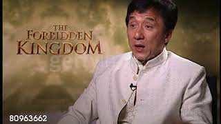 Jackie Chan Interview On Forbidden Kingdom Movie talking about Jet Li [upl. by Haeluj]