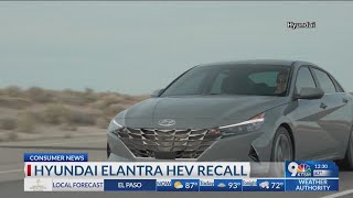 Hyundai Elantra HEV recall [upl. by Ttej]