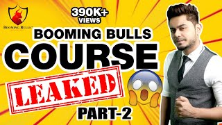 Booming Bulls Course Leaked  Part 2  Anish Singh Thakur teaching his Live Class Batch Students [upl. by Gina]