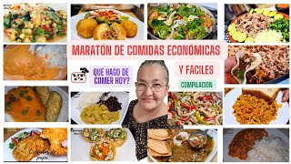 ✅️MARATÓN DE COMIDAS ECONÓMICAS Y FÁCILES20 RECETAS PARA MEDIO DÍACOMPILACIÓN [upl. by Driscoll333]