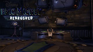 Disney Epic Mickey Rebrushed Ostown amp Mickeyjunk Mountain amp The Piles amp Mount Osmore Part3 [upl. by Jasper]