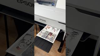 Trying out my new epson sublimation printer sublimation epson transfers smallbusines [upl. by Delmore]