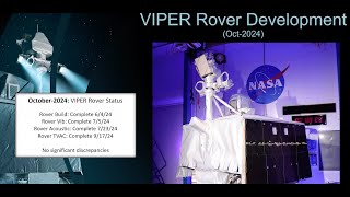 Volatiles Investigating Polar Exploration Rover VIPER Mission Progress Status [upl. by Nesila]