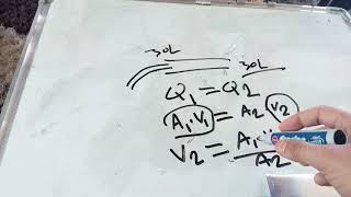 معادلة الاستمراريه التدفق  مادة الموائع 3 [upl. by Libbi]