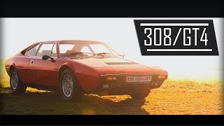 FERRARI 308 GT4  GT4 DINO 1974  Test Drive in top gear  V8 engine sound  SCC TV [upl. by Cenac]