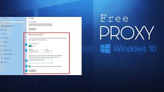 How to Setup Proxy on Windows 10 [upl. by Sidras]