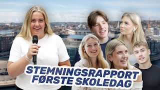 Stemningsrapport fra første skoledag [upl. by Kevin947]