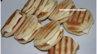 Mini paninis rellenos [upl. by Nonarb]