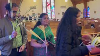 March 24 2024 Palm Sunday Processional Lyric Hosanna paadhudhamu [upl. by Stretch]