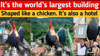 Worlds Largest ChickenShaped Hotel Opens in the Philippines [upl. by Yddeg673]