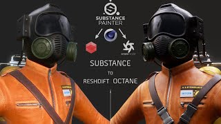 Substance Painter  Cinema 4D  Octane  Redshift Pipeline Tutorial [upl. by Alamat]