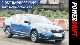 Skoda Octavia RS  First Impressions  PowerDrift [upl. by Wanfried]