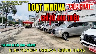 Loạt INNOVA CŨ giá rẻ mới nhất Toyota Tân Cảng  Innova 2017 innova 2018 2019 innova 2022 số sàn [upl. by Ainessej]