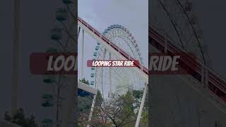 LOOPING STAR RIDE  Nagashima Spaland  shorts amusementpark attraction rides nagoyajapan fyp [upl. by Fritzsche]