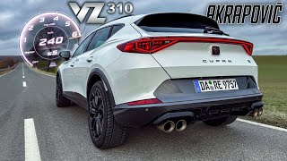 2024 Formentor VZ 310 with Akrapovic💥 0240 kmh acceleration🏁 by Automann in 4K [upl. by Dusza918]