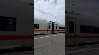 ICE4 im Bahnhof Kirchweyhe in der Gemeinde Weyhe Richtung Osnabrück mehrbahn [upl. by Griffie]