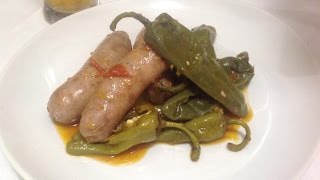 Salsiccia Peperoni Friggitielli o Friarielli e Birra in Padella [upl. by Nollad147]