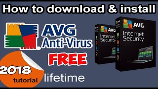 How to install Avg Antivirus 2019 full version in free with 3 year serial keys [upl. by Allred]