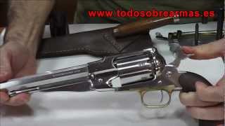 revolver avancarga remington new model army 1858 [upl. by Tranquada]