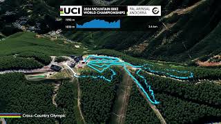 UCI MTB World Championships 2024  Andorra Pal Arinsal  CrossCountry Olympic XCO [upl. by Eimot]