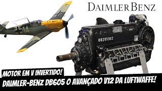 DAIMLERBENZ DB605  O AVANÇADO MOTOR V12 INVERTIDO [upl. by Wrand]