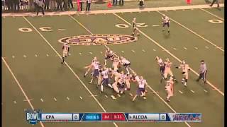 Alcoas Peyton Wall TD run vs CPA [upl. by Woolcott]