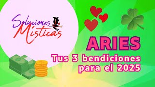 Aries♈️lectura del cafe☕️🎴🔮🗝️TUS 3 bendiciones 2025 [upl. by Mukul]