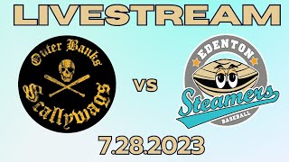 Edenton Steamers vs Outer Banks Scallywags 7282023 Game 3839 [upl. by Hillier]