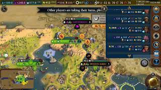 Civilization VI On SwitchMan  Trying To Focus Pedro On Culture Now [upl. by Anirdnaxela]