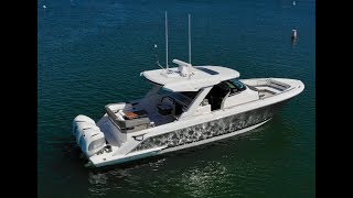 Amazing Center Console 2019 Tiara Sport 38LS Sea Trial [upl. by Snoddy663]