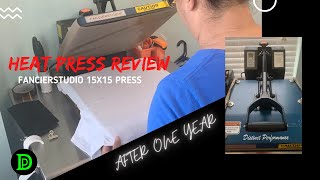 Fancierstudio 15x15 heat press review [upl. by Einnus]