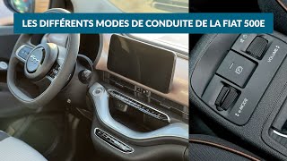 Les différents modes de conduite de la Fiat 500e [upl. by Armitage]